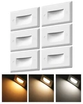 Edishine 6-PACK 2.5W Dimmable Led Step Lights, Indoor/outdoor Stair White. Fixed Price $50.57.