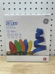 Ge Staybright 25CT Led C-9 Light String Multi/green Wire 12 Ft Indoor/outdoor. Fixed Price $29.99.