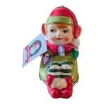 Mr Christmas Follow The Magic Sitting Elf Knee Hugger Light Up Figure Ornament. Fixed Price $15.98.