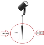 Philips Hue Collection 6.8 Inch - Screw Metal Ground Stake Only. Fixed Price $13.50.