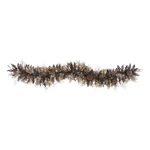 Nearly Natural 6FT Flocked Garland With 50 Warm White Lights. Fixed Price $64.99.