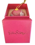 Nib Lilly Pulitzer Christmas Ornament Dragon Fruit Pink 2016 Glass. Fixed Price $22.00.