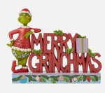Jim Shore The Merry Grinchmas Word Figurine 6015221 New Nib. Fixed Price $79.88.