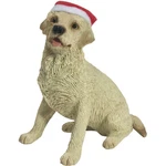 Sandicast Yellow Labrador Retriever With Santa Hat Christmas Ornament. Fixed Price $12.28.