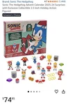 Sonic The Hedgehog Advent Calendar 24 Surprises Exclusive Collectible Figure. Fixed Price $43.65.