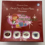 Sakura Christmas Cuties Salad Dessert Plates Oneida Set Of Four In Box New. Fixed Price $26.60.