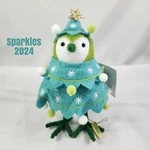 Christmas 2024 Target Sparkles Felt Tree Bird Figurine Wondershop Nwt. Fixed Price $14.99.
