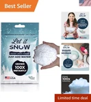 Instant Fake Snow Powder - Made The , Safe & Easy To Use Artificial F.... Fixed Price $20.70.