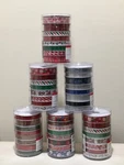 New Celebrate It Holiday Value Pack 64 Feet Of Ribbon Printed Solid Your Choice. Fixed Price $12.99.