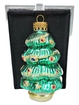 Glass 3 Christmas Tree Holiday Ornament Target 2002. Fixed Price $15.20.