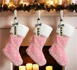Aogu 3PACK 19 Inch Sequin Faux Fur Christmas Stockings Snowflake Hangi.... Fixed Price $26.49.