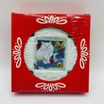Vtg Papel Persian Cat Giftware Porcelain Bisque Ornament White Long Hair Nob. Fixed Price $6.69.