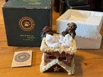 Vintage 1996 Boyds Friends Bearstone Elgin&elliot The Elves Toasty Warm. Fixed Price $39.95.