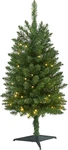 3FT. Slim Green Mountain Pine Artificial Christmas Tree With 50 Clear Led Lights. Fixed Price $48.99.