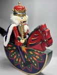 Kirklands Nutcracker Christmas Decoration Rocking Horse 18". Fixed Price $30.00.