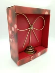 St. Nicholas Square 11" X 9.5" Gold Wired Bow Christmas Tree Topper Brand New. Fixed Price $13.99.