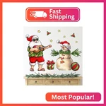 Mfault Merry Christmas Beach Wall Decals Stickers, Xmas Coastal Cartoon Max Dog. Fixed Price $47.09.