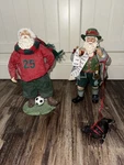 Vtg. Rare Clothtique, Possible Dreams, Christmas Decor Santa Figurines. Fixed Price $89.99.