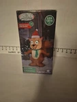 3.5 Squirrel With Santa Hat & Scarf Christmas Inflatable By Gemmy. Fixed Price $27.99.