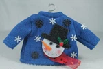 Demdaco 'ugly Sweater' With Snowman Front -ornament #20130571 New!. Fixed Price $11.99.