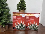 Sylvania 100 Mini Lights Clear 21.96 Ft Green Wore Indoor/outdoor. Fixed Price $17.46.