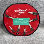 Mini String Lights 400 Clear - 81' Spool Reel Christmas Wedding In/outdoor. Fixed Price $24.99.