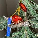 Nwt Cape Shore Sea Turtle Hilton Head Island Glass Christmas Holiday Ornament. Fixed Price $24.99.