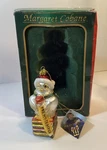 Cobane Teacher's Ornament Christmas Owl With Books Glass Hand-painted. Fixed Price $17.50.