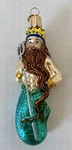 Old World Christmas Ornament Owc Neptune Roman Sea King Blown Glass 24140. Fixed Price $17.99.