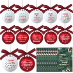 36 Set Christmas Team Gifts For Employees 2025 Hanging Ball Ornaments Bulk Fo.... Fixed Price $62.42.