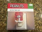 Peanuts Snoopy Joe Cool Night Light Christmas Doghouse Collectible. Fixed Price $20.46.