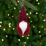 Northlight 7" Burgundy Plush High Pile Fleece Gnome Christmas Figure. Fixed Price $11.49.