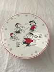 Hallmark Peanuts Dessert Plate Set Winter Holiday Theme Snoopy Charlie Brown New. Fixed Price $39.99.