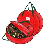 Deckthehalls Christmas Wreath Storage Container, 2-PACK Waterproof 30 Inch. Fixed Price $16.44.