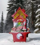 Hallmark Mechanical Northpole Magic Santas Checklist Christmas Light Sound Move. Fixed Price $14.99.
