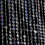Boshen 2PANELS Crystal Beaded Curtain 3FTX6.5FT Door Beads Clear Acrylic Bead.... Fixed Price $107.19.