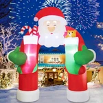 Giant 11FT Santa Claus Inflatable Archway With Led Lights For Holiday Decor. Fixed Price $116.99.