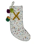 Letter 'x Felt Monogram Stocking Opalhouse Confetti Christmas Initial 20" Nwt. Fixed Price $12.99.