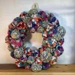 Nwt Anthropologie Nepal Felted Wool Pom Merry Making Wreath 15" Diameter. Fixed Price $89.88.