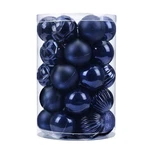 Ams 2.36''/60MM 34CT Christmas Ball Large Ornaments Party 60MM, Dark Blue. Fixed Price $26.73.