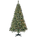 Holiday Time Pre-lit Madison Pine Artificial Christmas Tree, Mini Clear Lights,. Fixed Price $69.00.