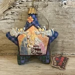 Enesco Jim Shore Heartwood Creek Star Nativity Scene Hanging Christmas Ornament. Fixed Price $12.97.