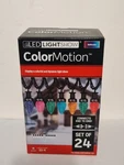Gemmy 24-COUNT Led Lightshow Colormotion Multicolor C9 String. Fixed Price $40.97.