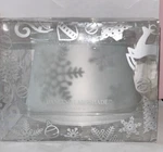 Slatkin & Co Bath Body Works Christmas Holiday Dancing Lampshade Snowflakes Nwbd. Fixed Price $22.99.