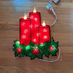 4 Sets Impact Innovations Lighted Candles Christmas Window Decor Indoor/outdoor. Fixed Price $39.69.