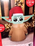 New 5' Disney Star Wars Grogu Christmas Airblown Inflatable Lights Gemmy. Fixed Price $22.85.