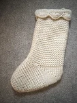 Threshold Studio Mcgee Stocking Christmas Target 2024 Knit Scallop Cream. Fixed Price $47.99.