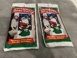 Vintage Santas Best Christmas Door Panel Decor Merry Nos. Fixed Price $25.00.