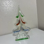 Murano Glass Christmas Tree Standing Decoration Millefiori Made Italy 105. Fixed Price $100.00.