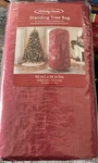 Christmas Tree Bag Holiday Home Red Standing 90 X 56 New. Fixed Price $12.89.